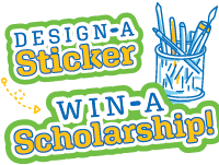 Design A Sticker Wins Scholarship